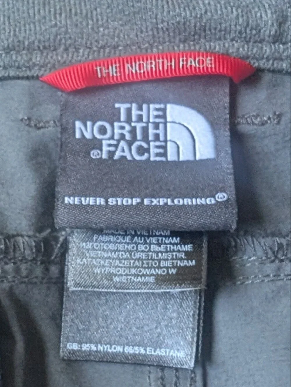 The North Face Men's Charcoal Gray Performance Trail Shorts
